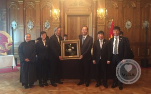 Buổi làm việc của đoàn chủ tịch nước Cộng hòa xã hội chủ nghĩa Việt Nam ông Trần Đại Quang