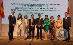 NGÀY 24-02-2023 ĐOÀN HỘI DOANH NGHIỆP VIỆT NAM TẠI NHẬT BẢN THAM DỰ TIỆC KHAI MẠC FESTIVAL NHẬT VIỆT LẦN THỨ 8.